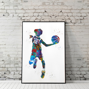 Basketballspieler Poster