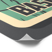 Basketballspieler Poster (Ecke)