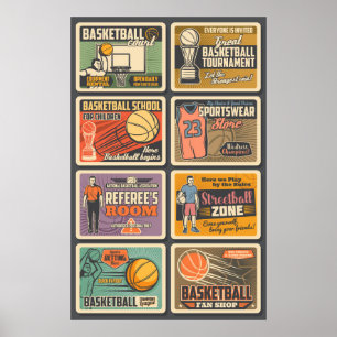 Basketballspieler Poster