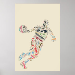 Basketballspieler Poster