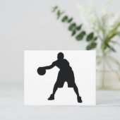 Basketballspieler Postkarte (Stehend Vorderseite)