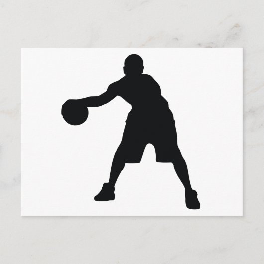 Basketballspieler Postkarte (Vorderseite)