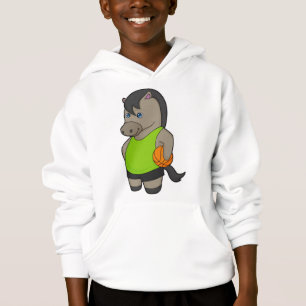 Basketballspieler Reiter Basketball Hoodie