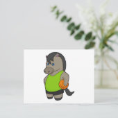Basketballspieler Reiter Basketball Postkarte (Stehend Vorderseite)
