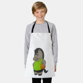 Basketballspieler Reiter Basketball Schürze (Getragen)