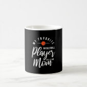 Basketballspieler ruft mich Mama an Kaffeetasse (Mittel)