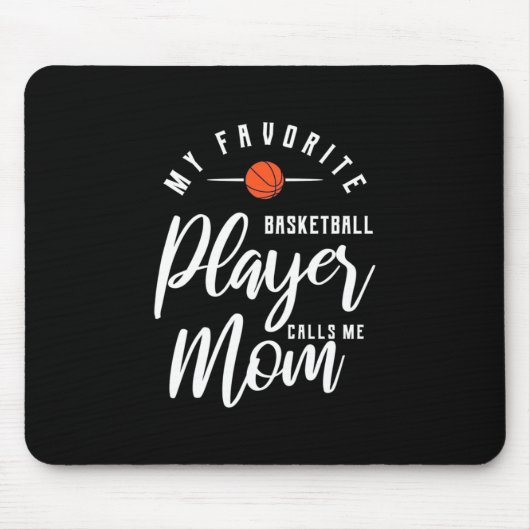 Basketballspieler ruft mich Mama an Mousepad (Vorne)