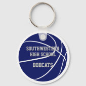 Basketballspieler Schlüsselanhänger (Rückseite)