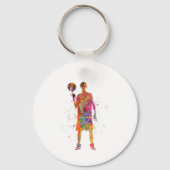 Basketballspieler Schlüsselanhänger (Vorderseite)