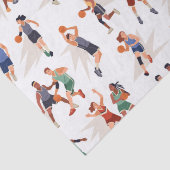 Basketballspieler Seidenpapier (Detail)