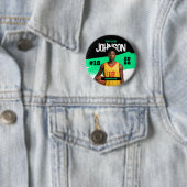 Basketballspieler Senior Night benutzerdefiniertes Button (Beispiel)