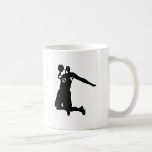 Basketballspieler-Silhouette Kaffeetasse