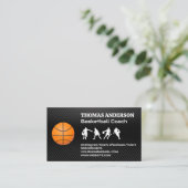 Basketballspieler | Sport Visitenkarte (Stehend Vorderseite)