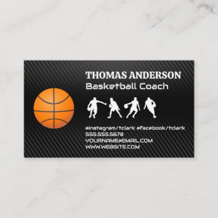 Basketballspieler   Sport Visitenkarte