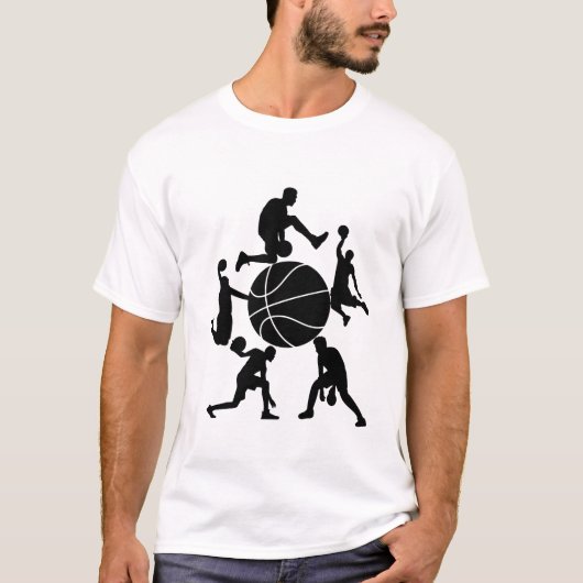 Basketballspieler T-Shirt (Vorderseite)