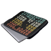 Basketballspieler Vintag Retrostil Laptopschutzhülle (Vorne Knopf)
