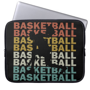 Basketballspieler vintage laptopschutzhülle