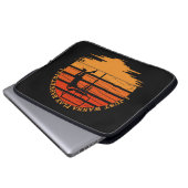 Basketballspieler Vintager Retro-Stil Laptopschutzhülle (Vorne Knopf)