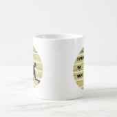 Basketballspieler Vintager Retrostil bei Sonnenunt Kaffeetasse (Mittel)