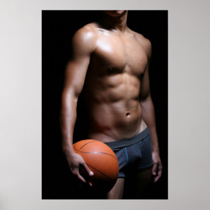 Basketballspieler W6 Poster