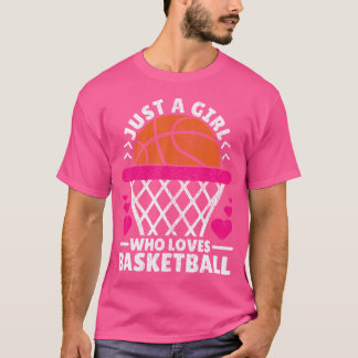 Basketballspielerin für Frauen - Liebe T-Shirt