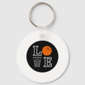 Basketballspielerin Mädchen, Basketball Mädchen Ge Schlüsselanhänger (Rückseite)