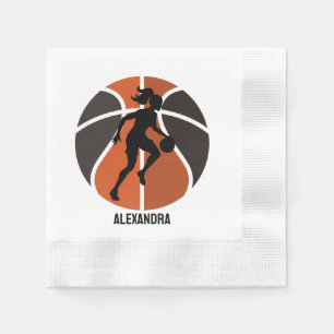 Basketballspielerin Mädchen, Basketball Mädchen Ge Serviette