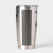 Basketballspielerin Mädchen, Basketball Mädchen Ge Thermobecher (Links)