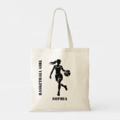 Basketballspielerin Mädchen, Basketball Mädchen Ge Tragetasche (Rückseite)