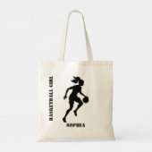 Basketballspielerin Mädchen, Basketball Mädchen Ge Tragetasche (Rückseite)