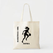 Basketballspielerin Mädchen, Basketball Mädchen Ge Tragetasche (Vorne)