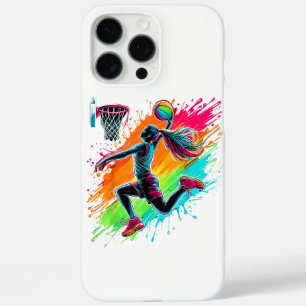 Basketballspielerin Mädchen Basketballerin iPhone 16 Pro Max Hülle