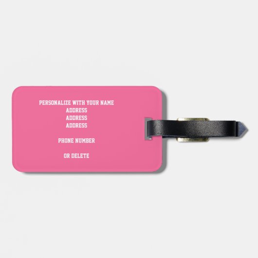 Basketballspieltasche Gepäckanhänger (Rückseite horizontal)