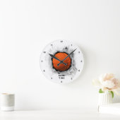 Basketballspielzeit Runde Wanduhr (Zuhause)