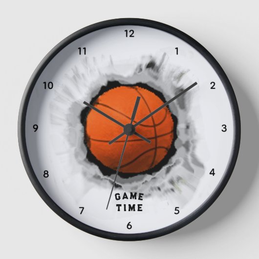 Basketballspielzeit Uhr (Vorderseite)