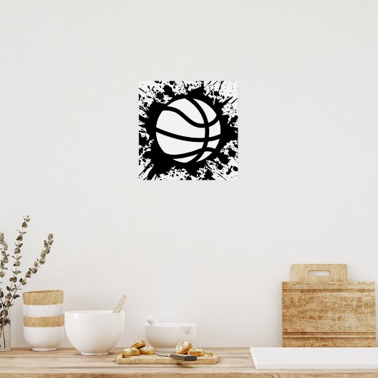 Basketballsplatz Poster (Küche)