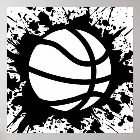 Basketballsplatz Poster (Vorne)