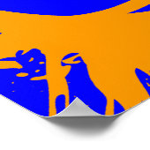 Basketballsplatz Poster (Ecke)