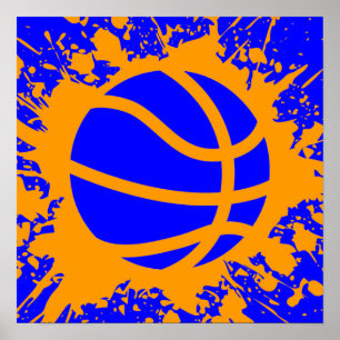 Basketballsplatz Poster