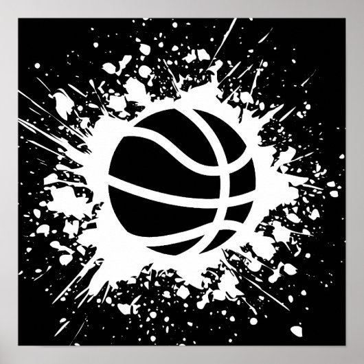 Basketballsplatz Poster (Vorne)