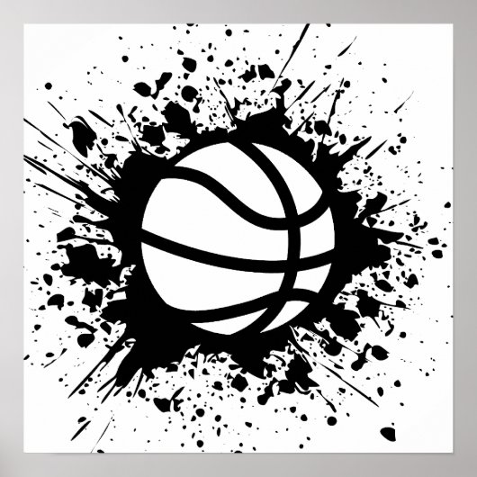 Basketballsplatz Poster (Vorne)