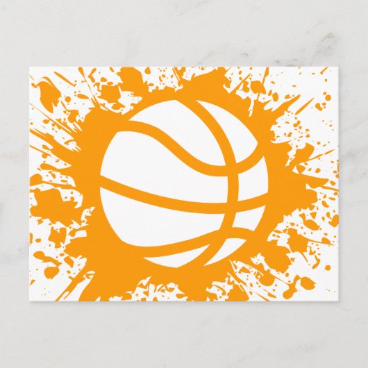 Basketballsplatz Postkarte (Vorderseite)