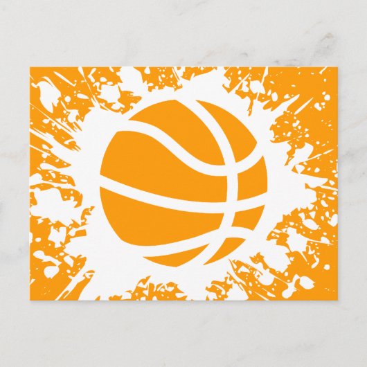 Basketballsplatz Postkarte (Vorderseite)