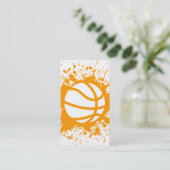 Basketballsplatz Visitenkarte (Stehend Vorderseite)