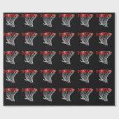 Basketballsport Geschenkpapier (Flach)
