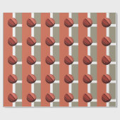 Basketballsport Geschenkpapier (Flach)