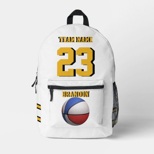 Basketballsport mit Rucksack-Jungen Bedruckter Rucksack (Vorderseite)