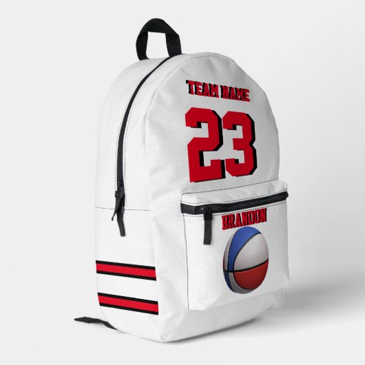 Basketballsport mit Rucksack-Kinder Bedruckter Rucksack (Rückseitige Ecke links)