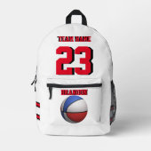 Basketballsport mit Rucksack-Kinder Bedruckter Rucksack (Vorderseite)