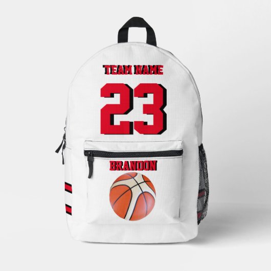 Basketballsport mit Rucksack-Kinder Bedruckter Rucksack (Vorderseite)
